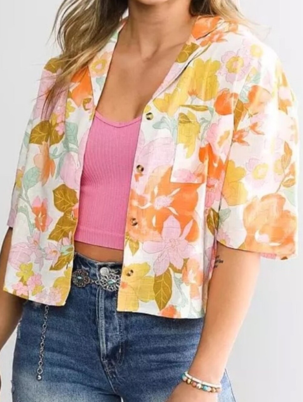 Billabong Tropical Floral Top